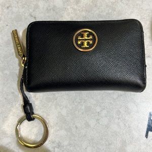 Tory Burch mini wallet with key chain